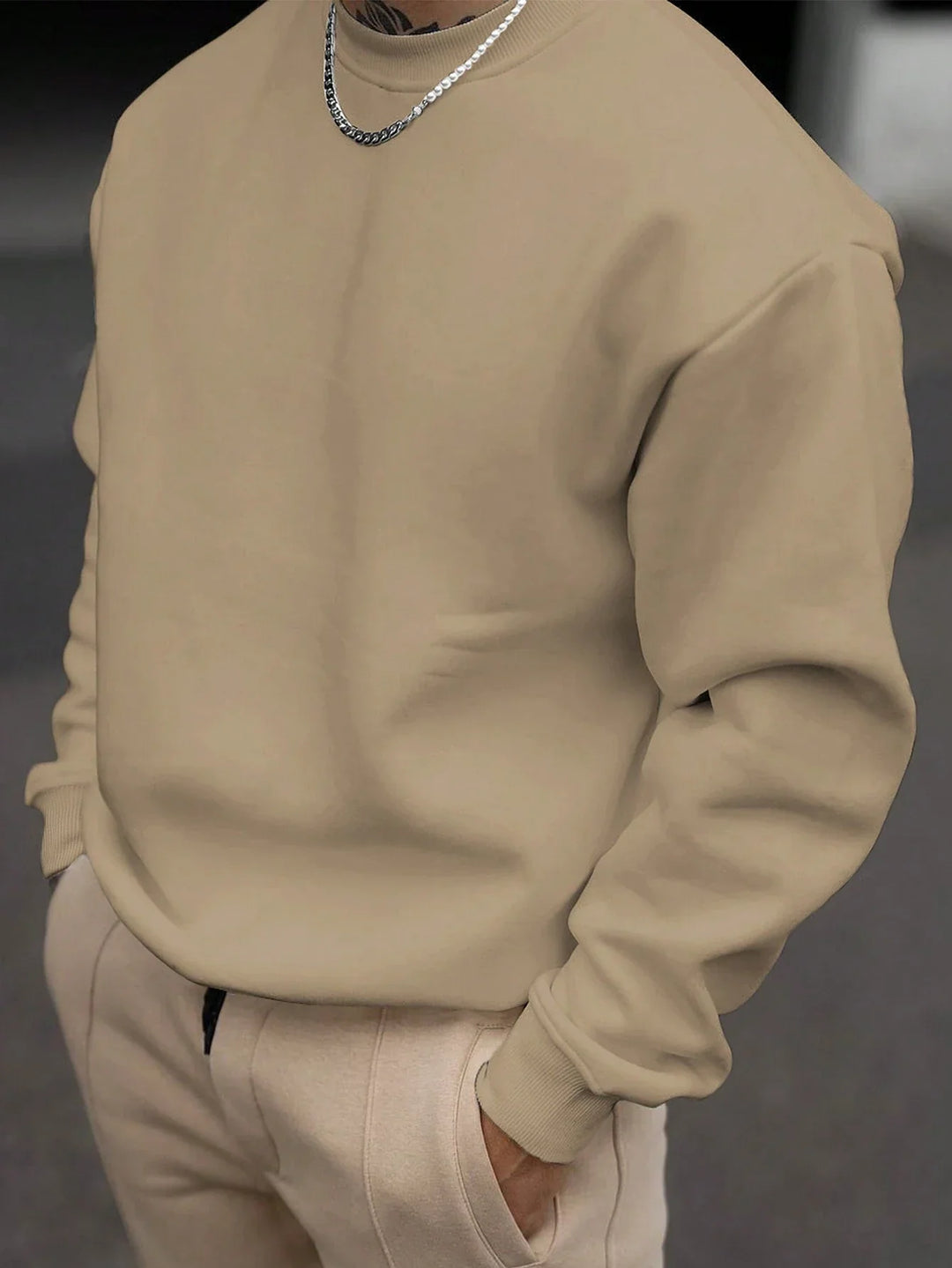 Mirla | Herr Sweatshirt med Rundhals-Eva Jonsson