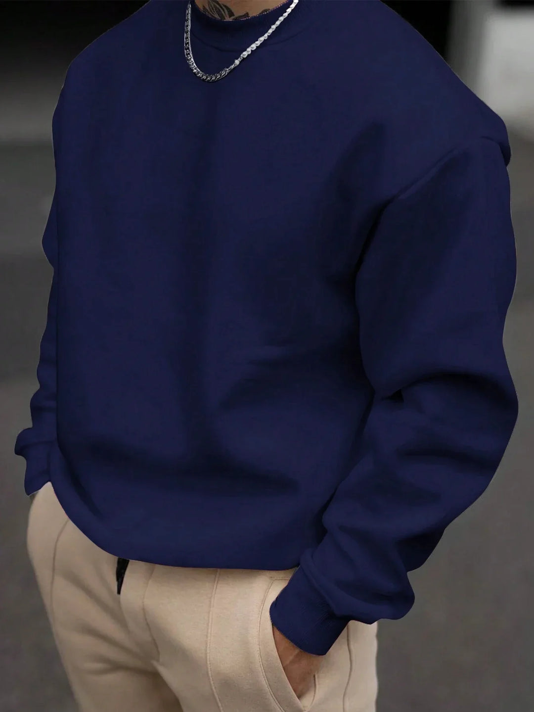 Mirla | Herr Sweatshirt med Rundhals-Eva Jonsson