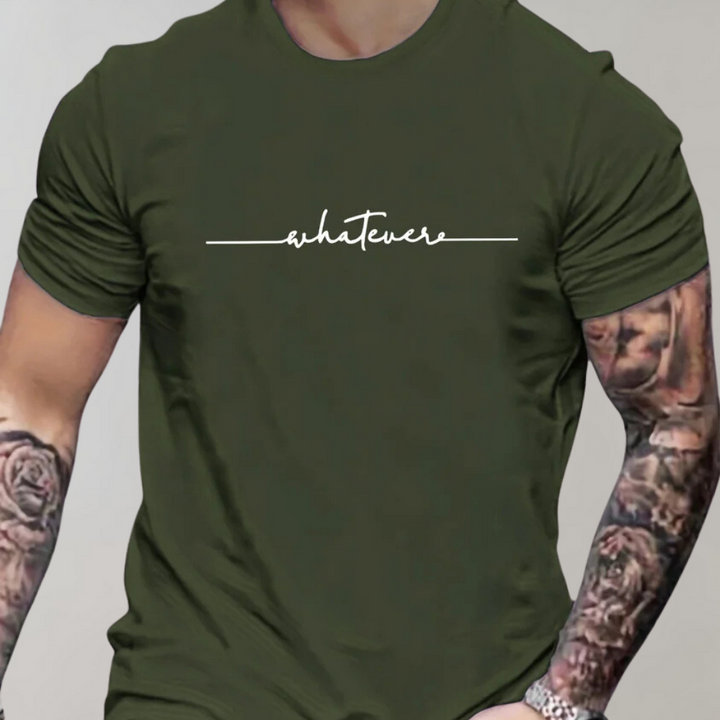 Mirla | Herr T-shirt med rundad halsringning-Eva Jonsson