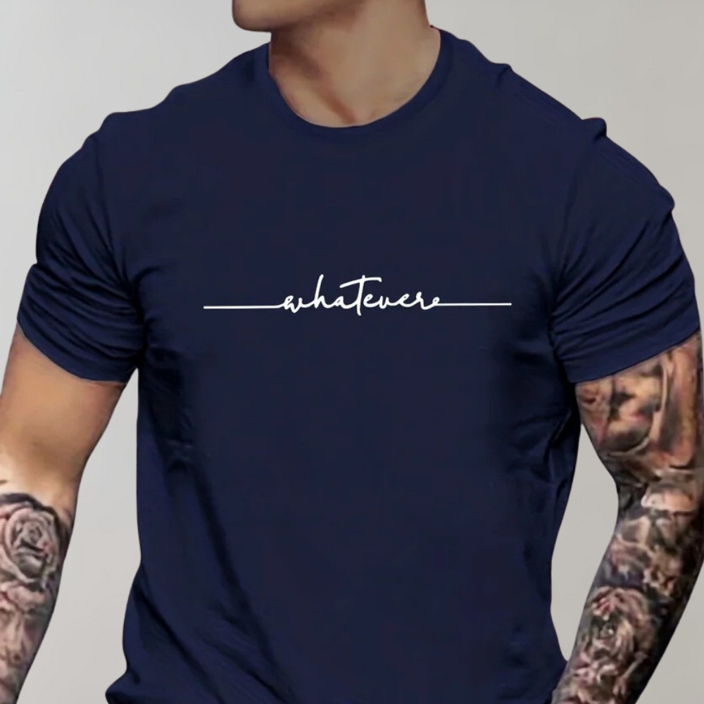 Mirla | Herr T-shirt med rundad halsringning-Eva Jonsson