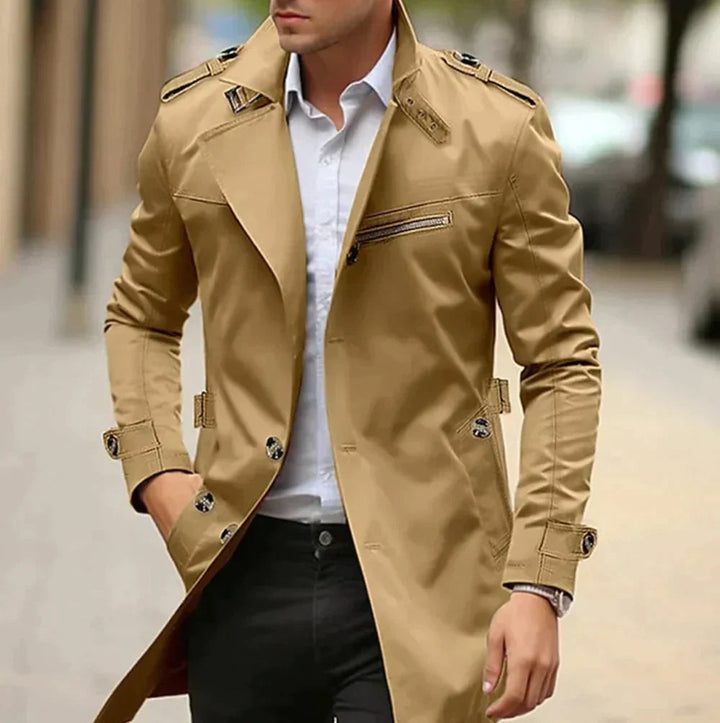 Mirla | Herr-Trenchcoat - Klassisk Old Money Stil-Eva Jonsson