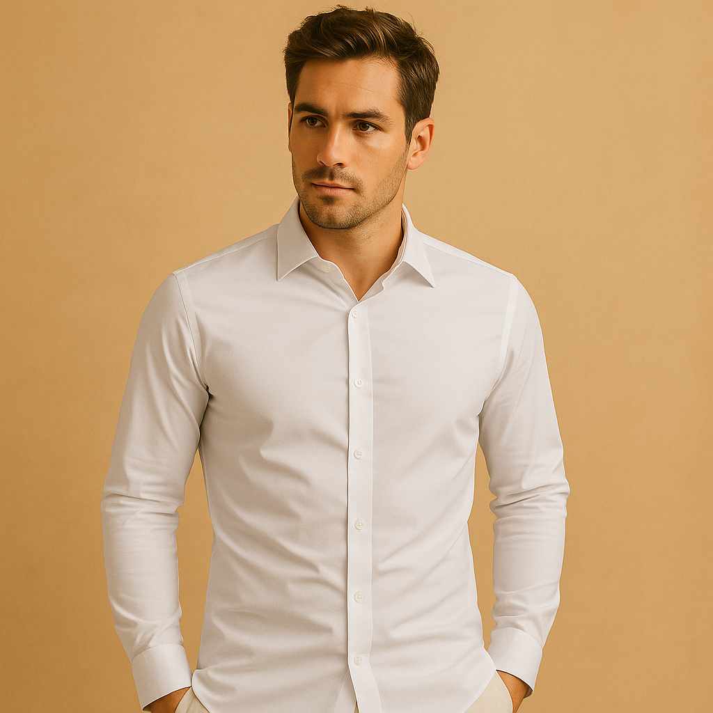 Mirla | Herr-fit-shirt med reverskrage - Skjortor-Eva Jonsson