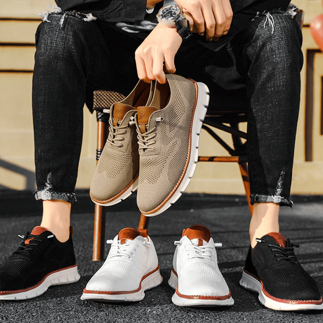 Mirla | Herrar Lättvikt Lätt Sneakers för män med Antiglid Design-Eva Jonsson