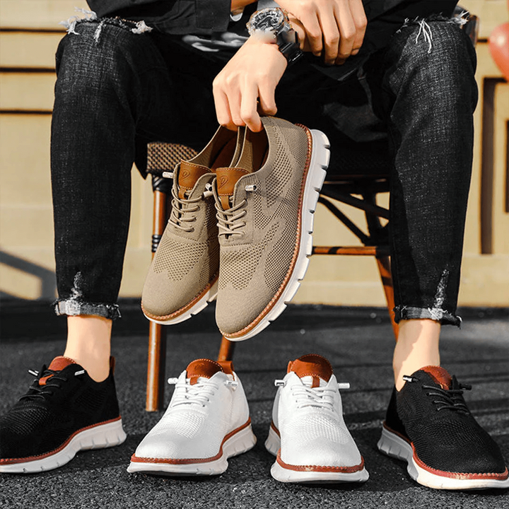 Mirla | Herrar Lättvikt Lätt Sneakers för män med Antiglid Design-Eva Jonsson