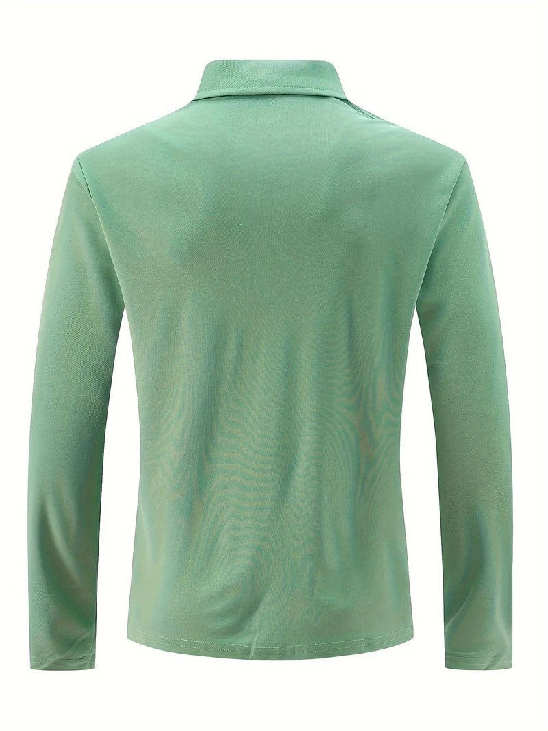 Mirla | Herrar Poloshirt Långärmad Klassisk-Eva Jonsson