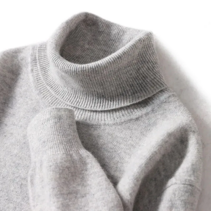 Mirla | Herrar Ullenpullover med Rullkrage och Slankt Design-Eva Jonsson
