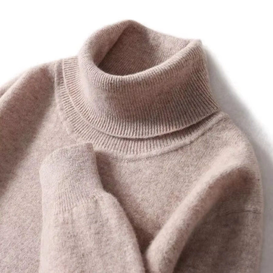 Mirla | Herrar Ullenpullover med Rullkrage och Slankt Design-Eva Jonsson