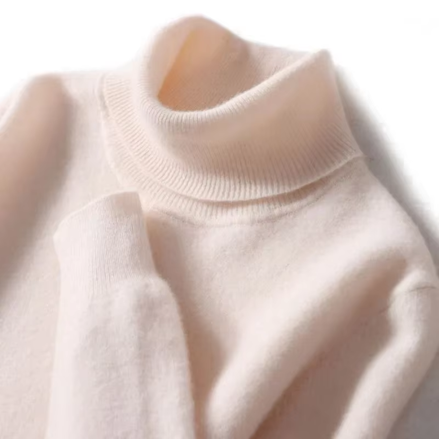 Mirla | Herrar Ullenpullover med Rullkrage och Slankt Design-Eva Jonsson