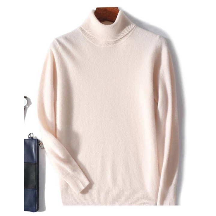 Mirla | Herrar Ullenpullover med Rullkrage och Slankt Design-Eva Jonsson