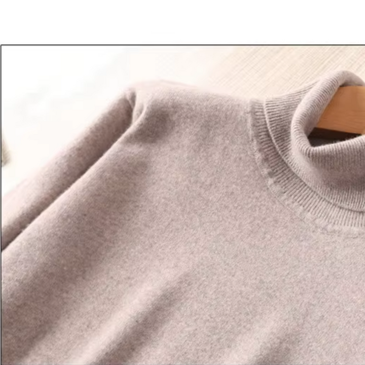 Mirla | Herrar Ullenpullover med Rullkrage och Slankt Design-Eva Jonsson