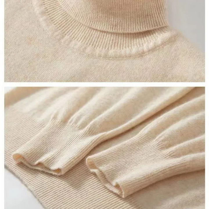 Mirla | Herrar Ullenpullover med Rullkrage och Slankt Design-Eva Jonsson