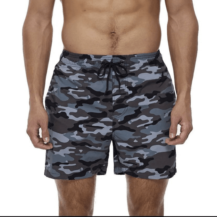 Mirla | Herrarnas badshorts grafiskt tryck-Eva Jonsson
