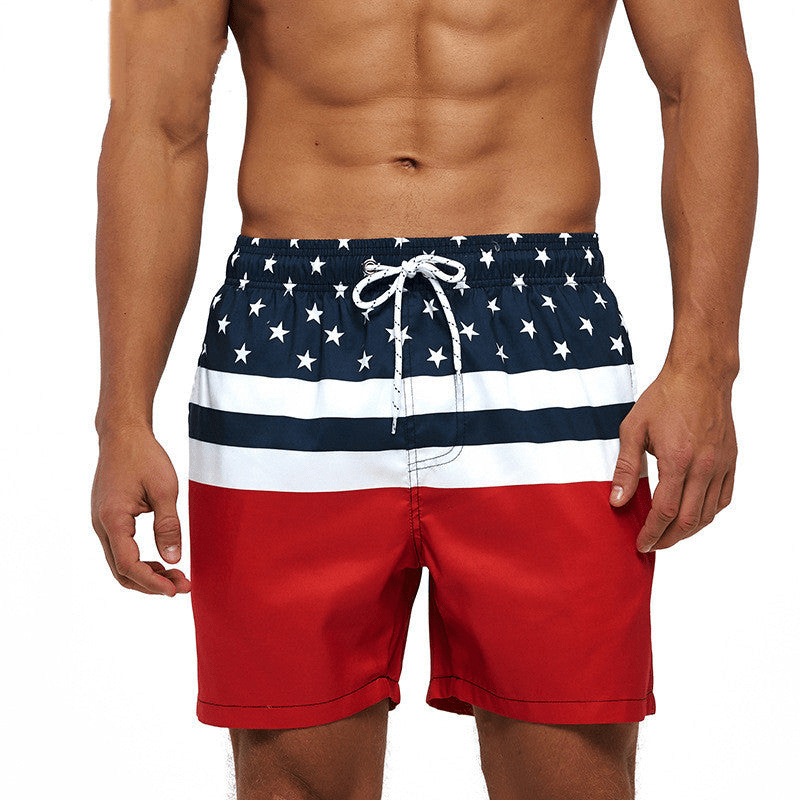 Mirla | Herrarnas badshorts grafiskt tryck-Eva Jonsson
