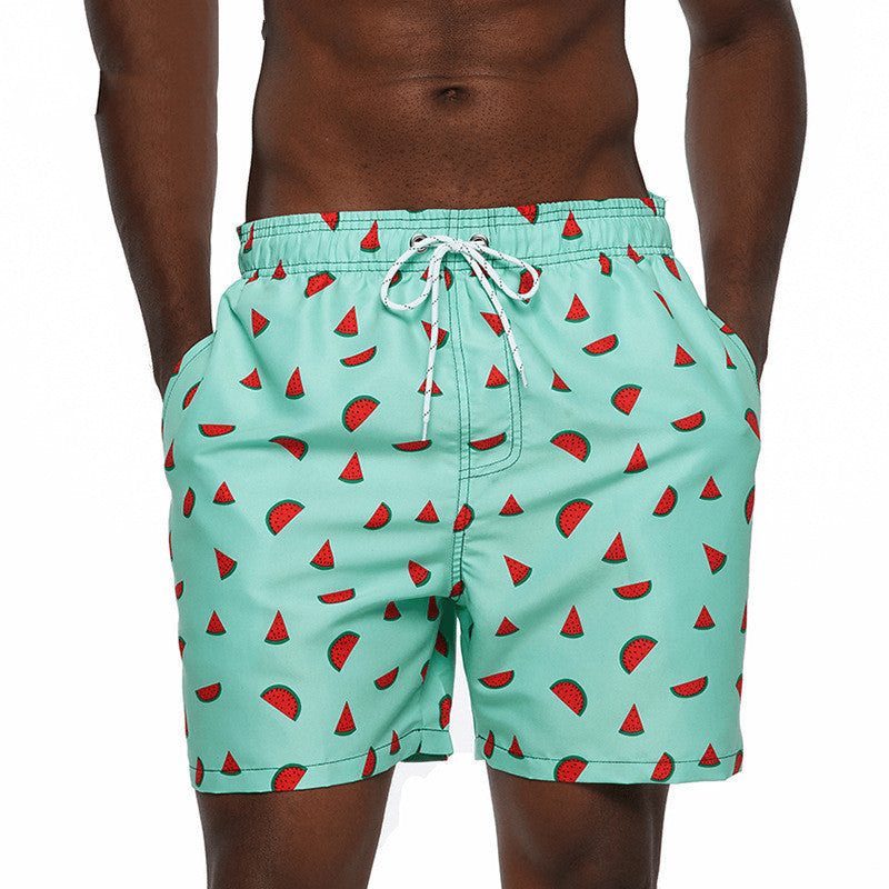 Mirla | Herrarnas badshorts grafiskt tryck-Eva Jonsson