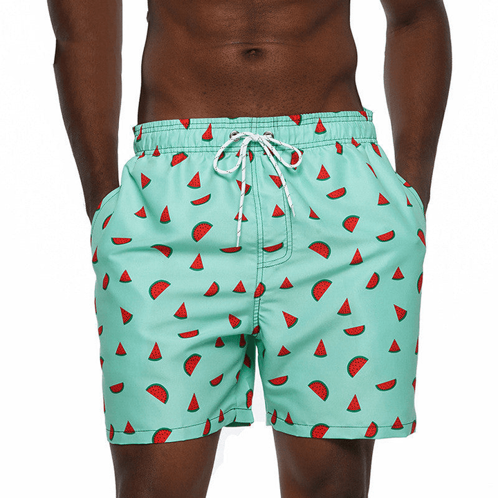 Mirla | Herrarnas badshorts grafiskt tryck-Eva Jonsson