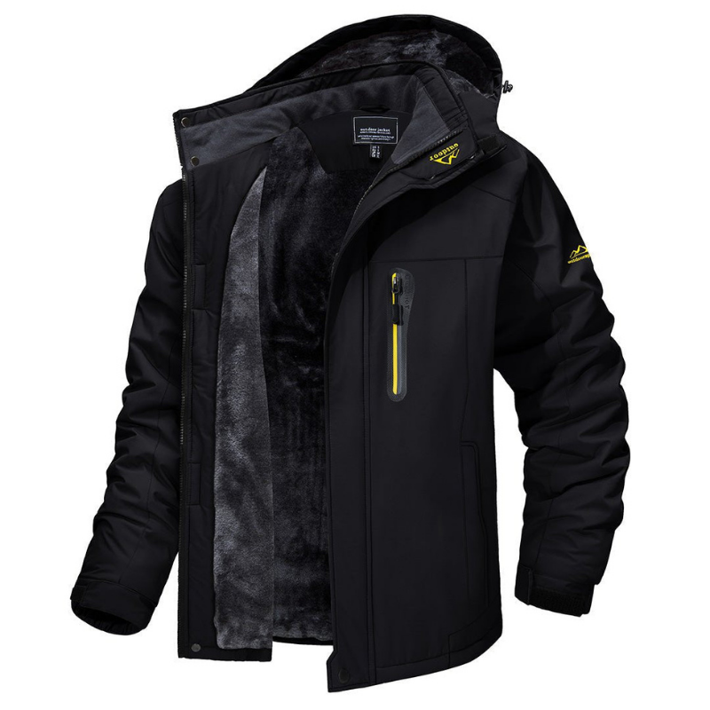 Mirla | Herrarnas vinterjacka - Sportig softshell parka-Eva Jonsson