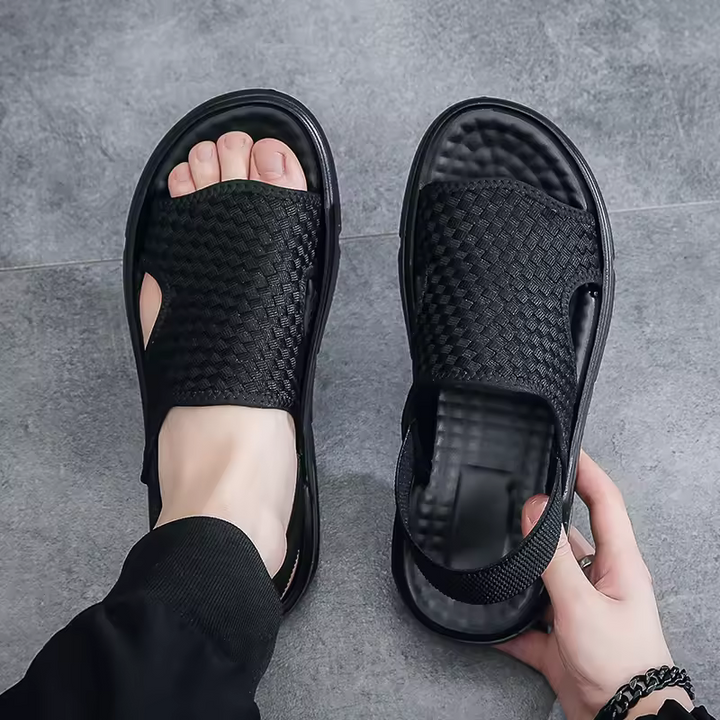 Mirla | Herrens ortopediska sandaler Bekväma tofflor för män-Eva Jonsson