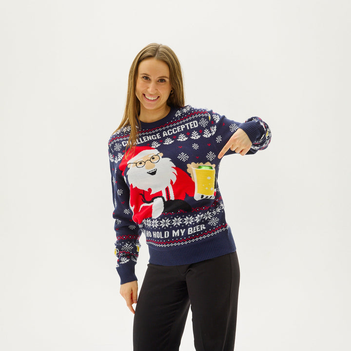 Mirla | Ho Ho Hold My Beer Sweatshirt Dam-Eva Jonsson