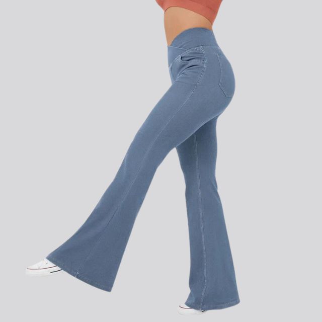 Mirla | Hög midja flare leggings-Eva Jonsson