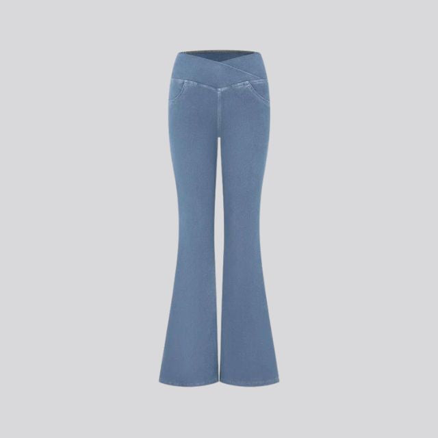 Mirla | Hög midja flare leggings-Eva Jonsson