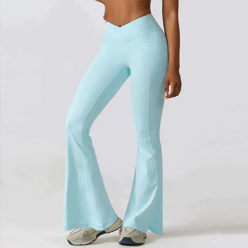 Mirla | Hög midja flare leggings-Eva Jonsson