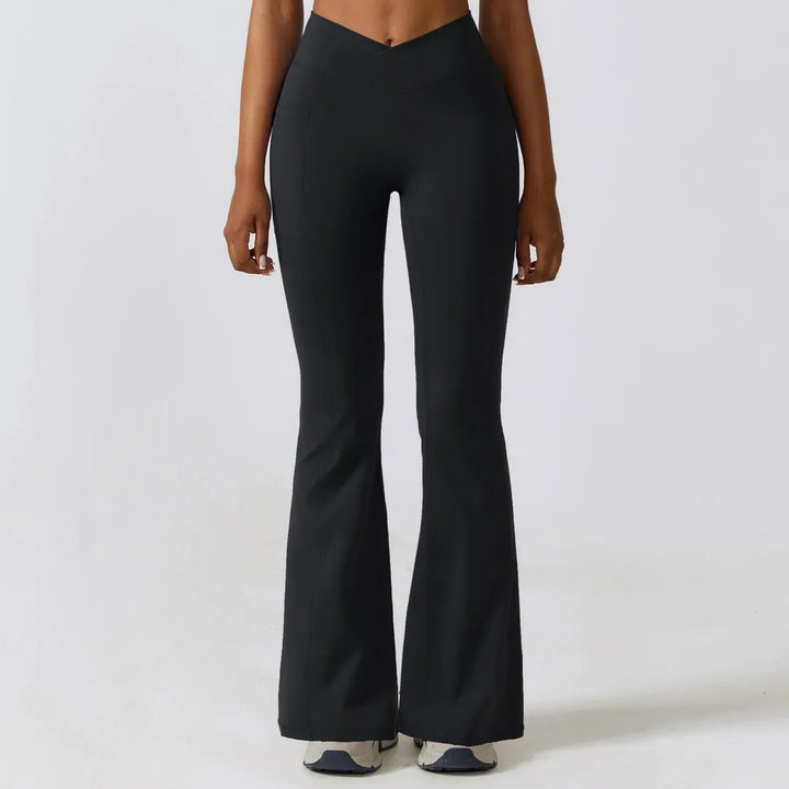 Mirla | Hög midja flare leggings-Eva Jonsson
