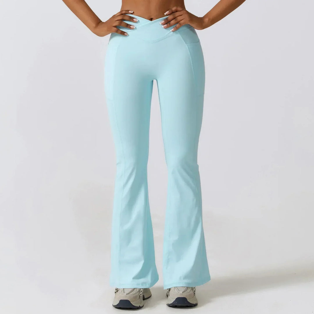 Mirla | Hög midja flare leggings-Eva Jonsson