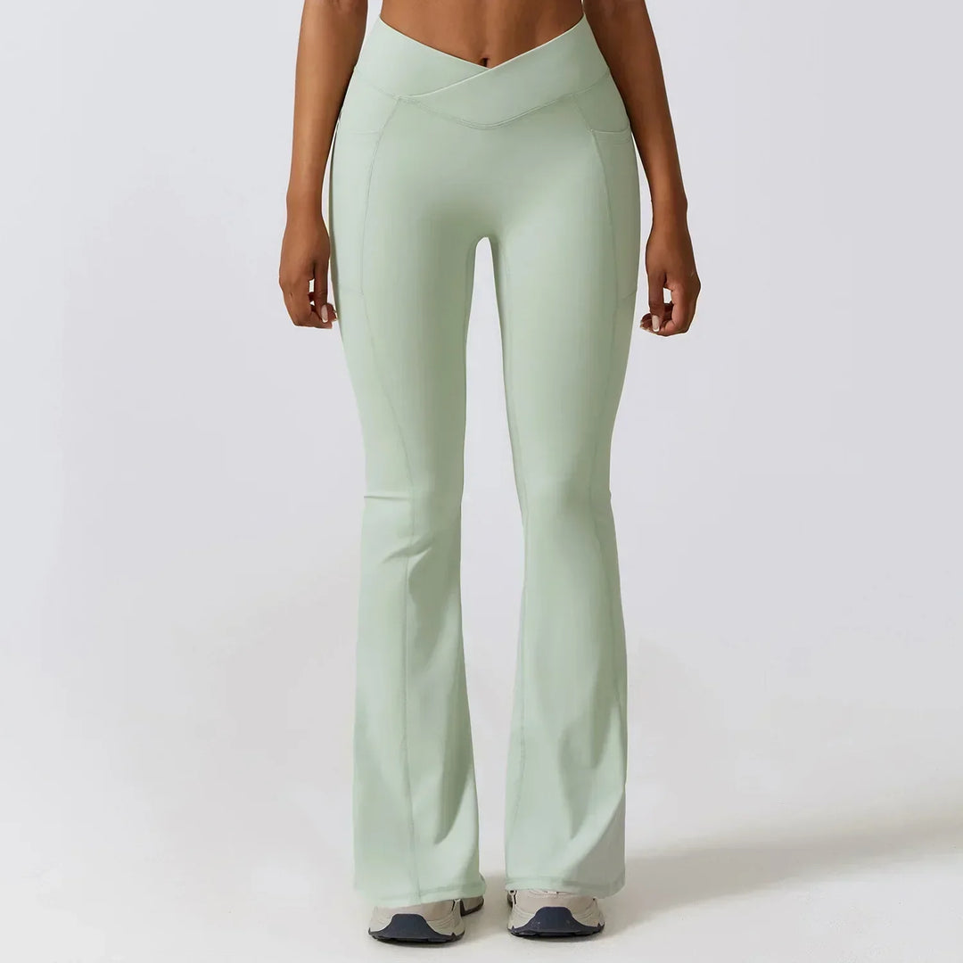 Mirla | Hög midja flare leggings-Eva Jonsson