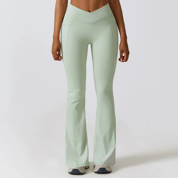 Mirla | Hög midja flare leggings-Eva Jonsson