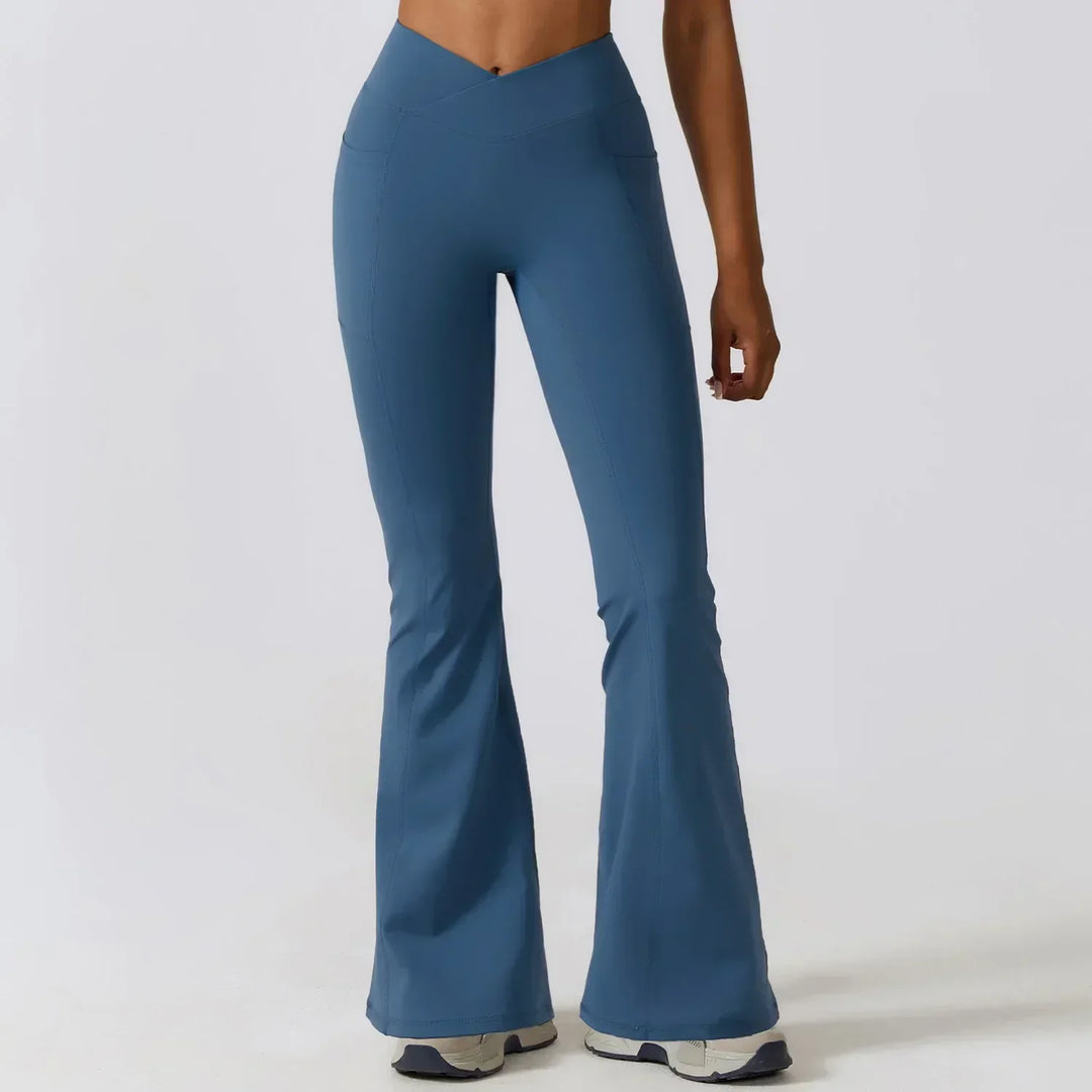 Mirla | Hög midja flare leggings-Eva Jonsson