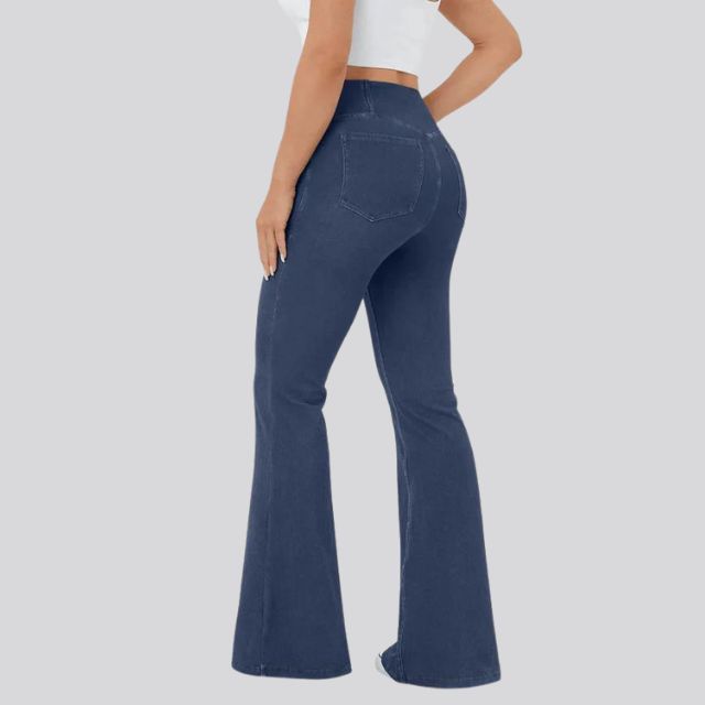 Mirla | Hög midja flare leggings-Eva Jonsson