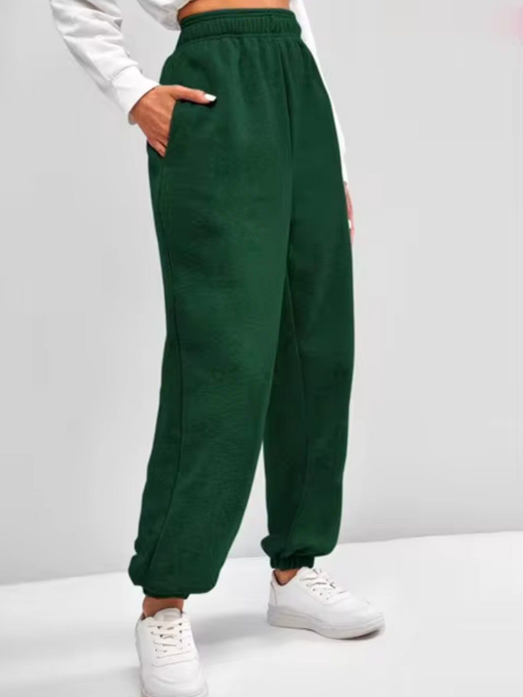 Mirla | Hög midja joggingsbyxor-Eva Jonsson