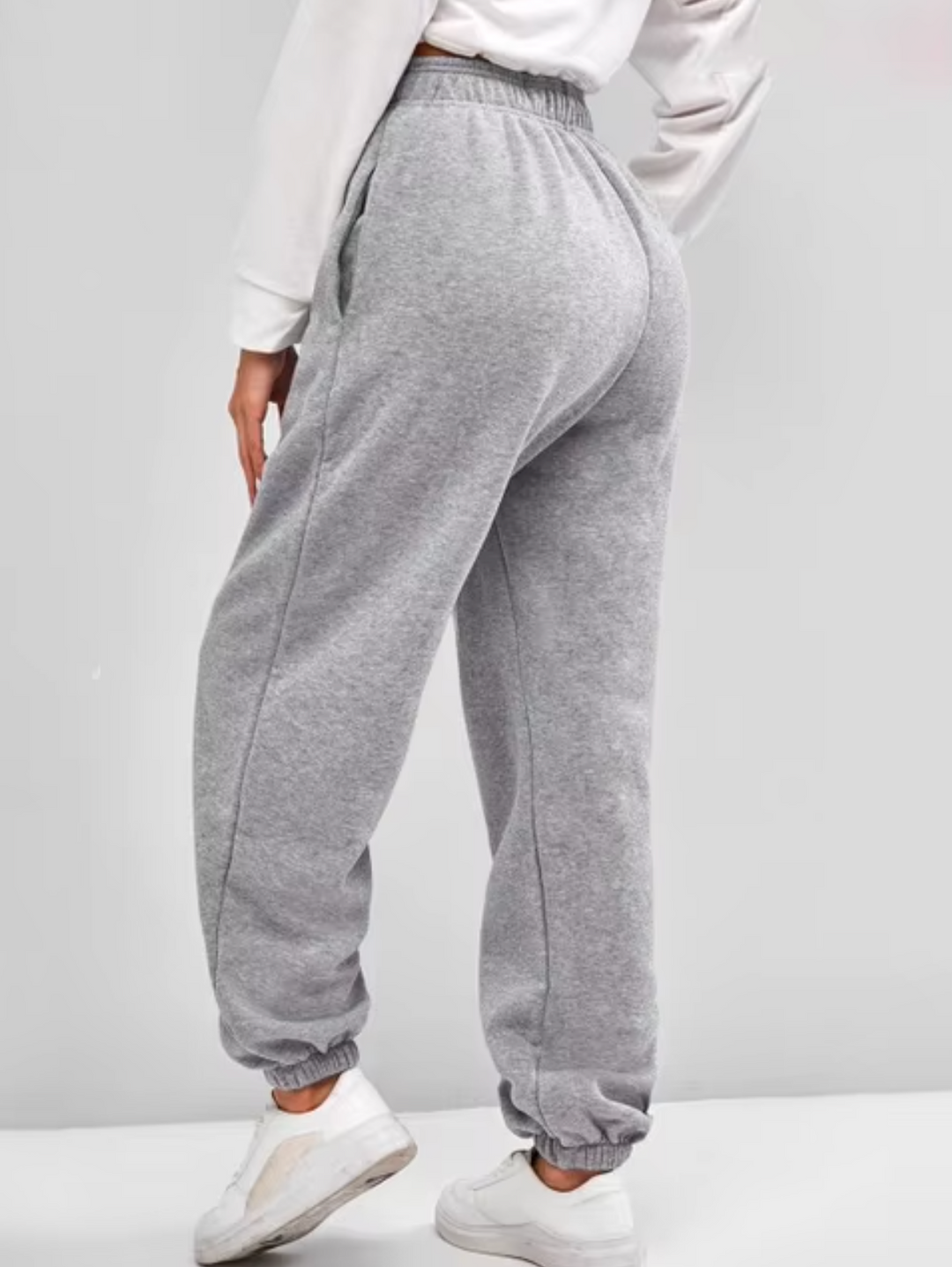Mirla | Hög midja joggingsbyxor-Eva Jonsson