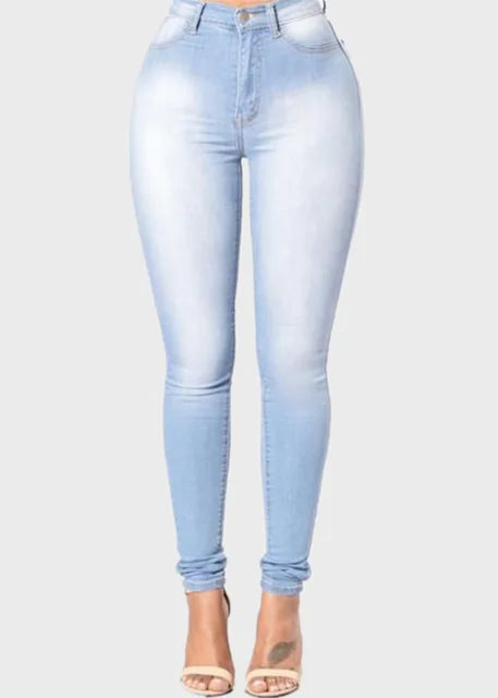 Mirla | Hög midja skinny kontorsbyxor för damer-Eva Jonsson