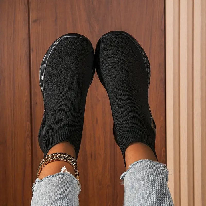 Mirla | Hög sneakers Stretchande Andningsbart övermaterial Lättvikt Stötdämpande sula Slip-On-Eva Jonsson
