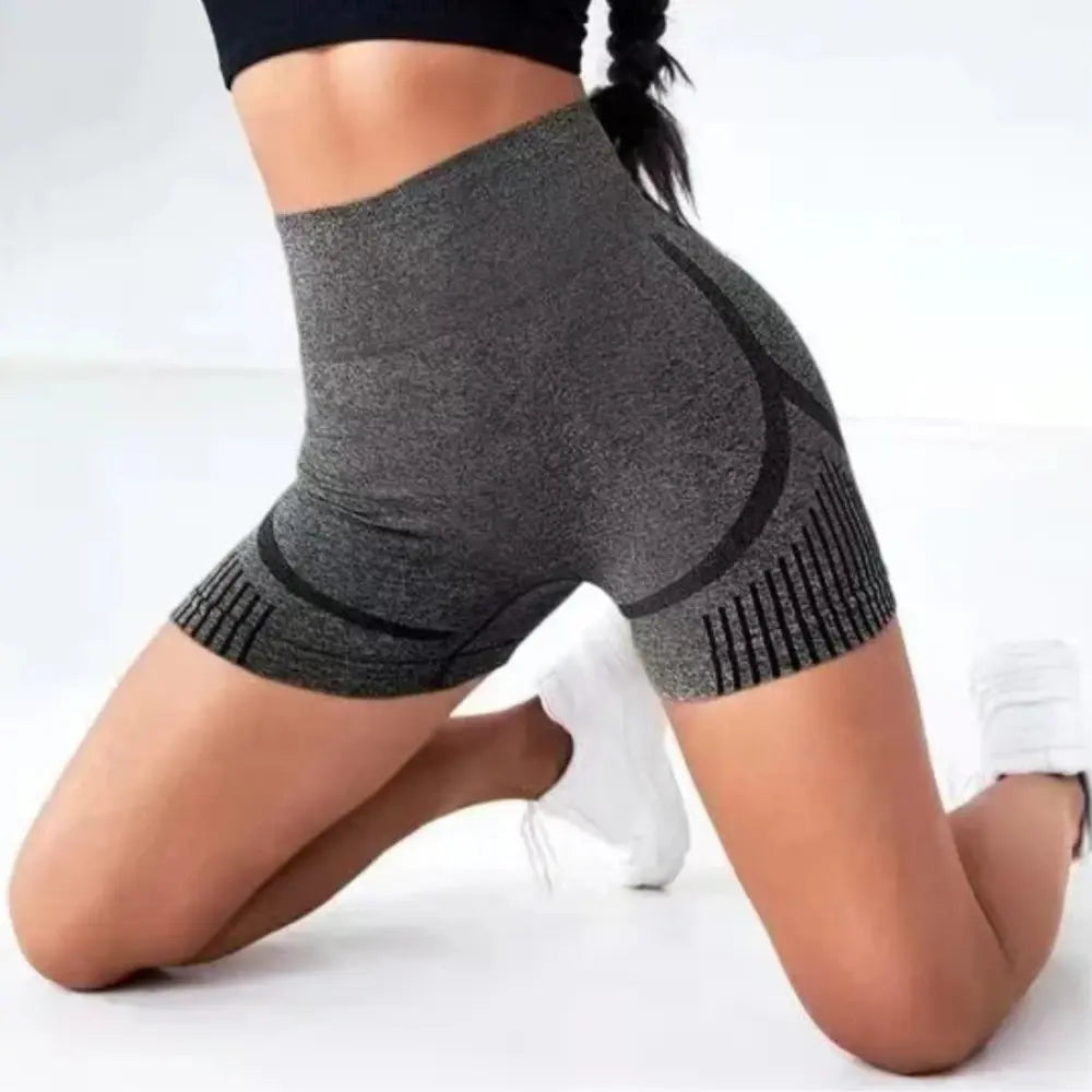 Mirla | Höga Yoga Sport Kort Byxa-Eva Jonsson