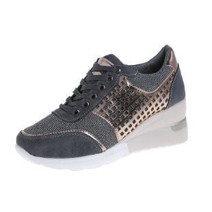 Mirla | Högklackad sneaker med kiladesign för kvinnor-Eva Jonsson