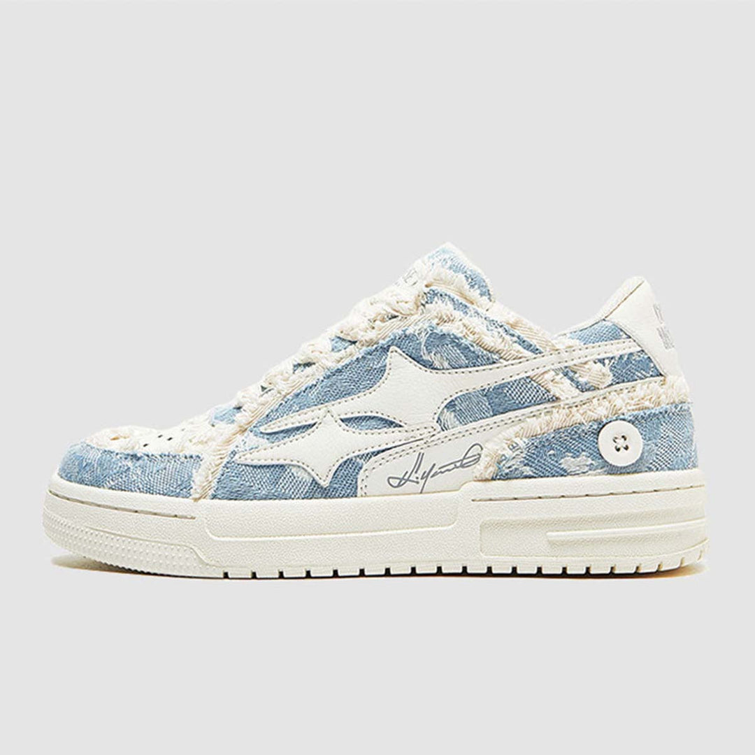 Mirla | Högkvalitativa Y2K-sneakers i bruten blå-Eva Jonsson