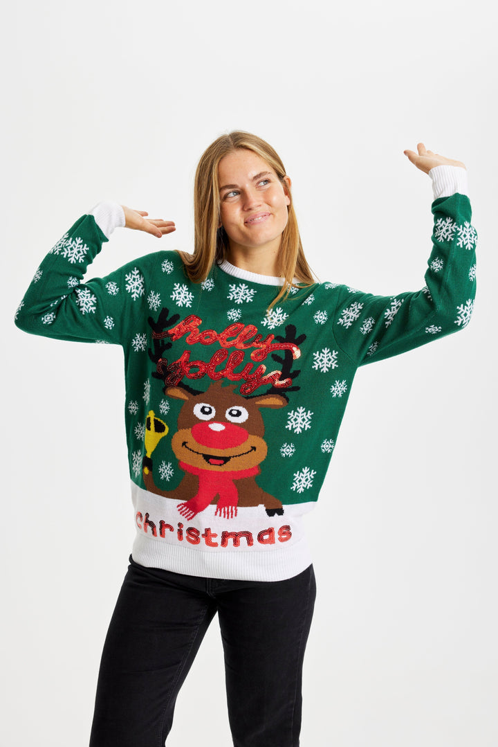 Mirla | Holly Jolly Christmas Jultröja - Dam-Eva Jonsson