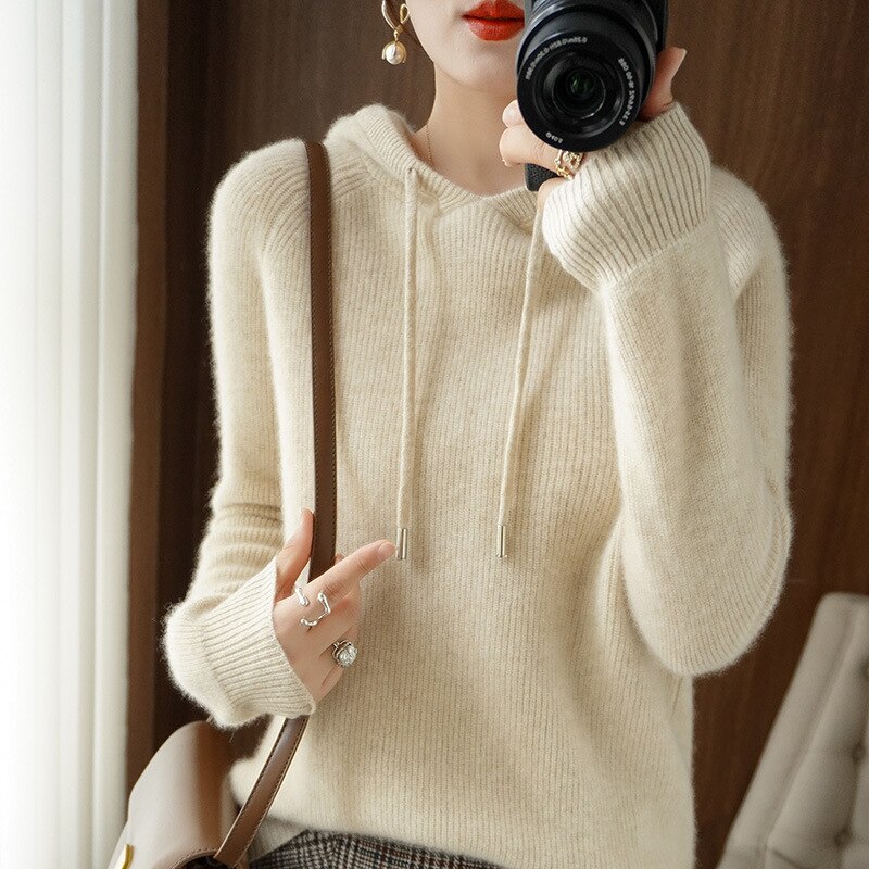Mirla | Hoodie i Kaschmir-Eva Jonsson