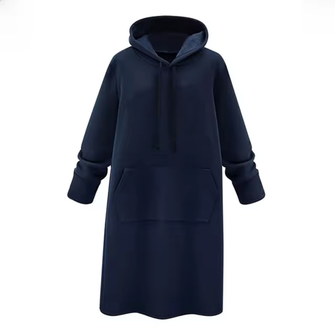 Mirla | Hoodie klänning av bomull-Eva Jonsson