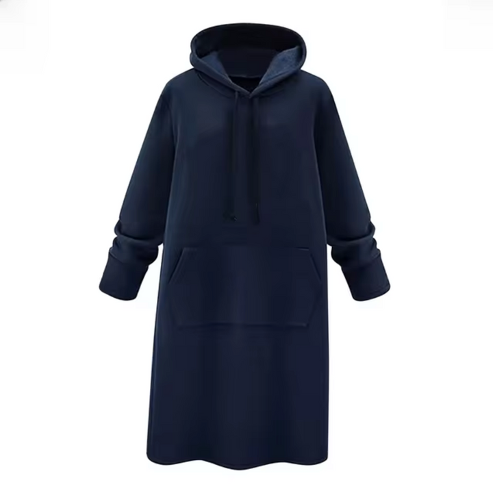 Mirla | Hoodie klänning av bomull-Eva Jonsson