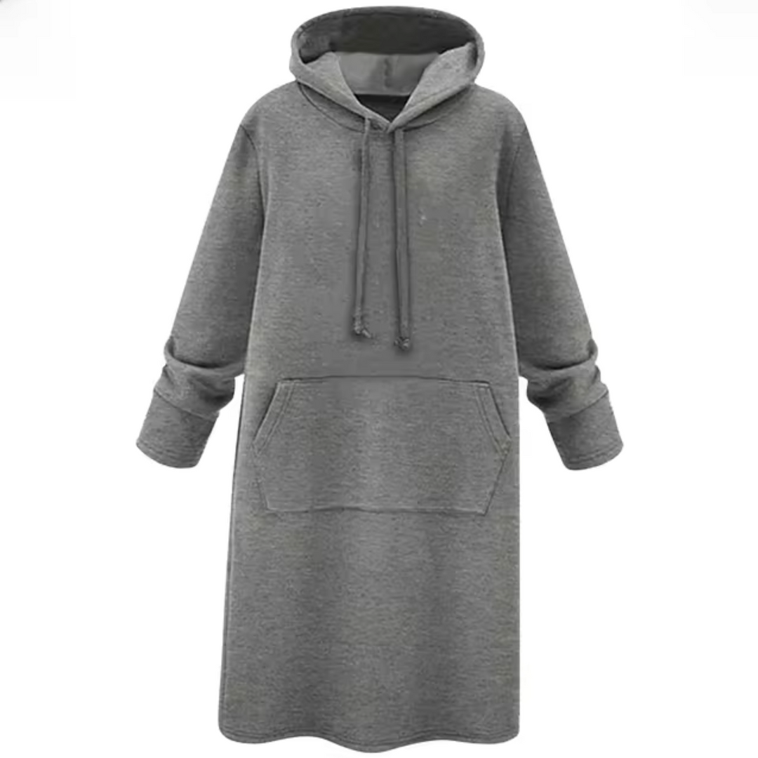 Mirla | Hoodie klänning av bomull-Eva Jonsson