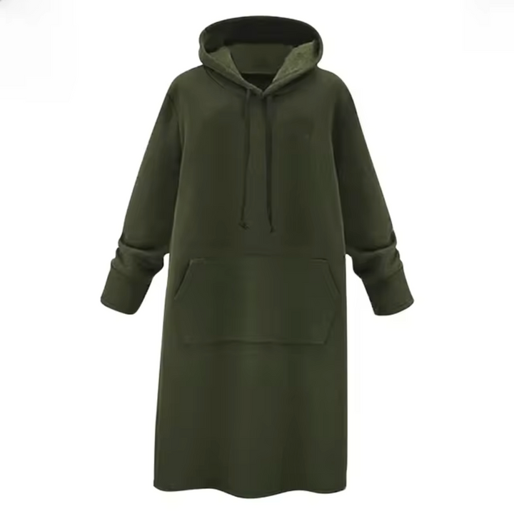 Mirla | Hoodie klänning av bomull-Eva Jonsson