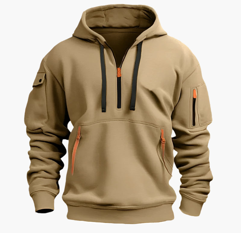 Mirla | Hoodie med Dragkedja - Funktionell Fritids-Hoodie för Vardag och Utomhus-Eva Jonsson