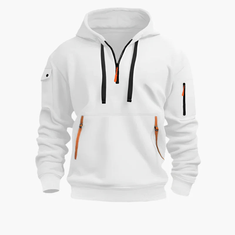 Mirla | Hoodie med Dragkedja - Funktionell Fritids-Hoodie för Vardag och Utomhus-Eva Jonsson