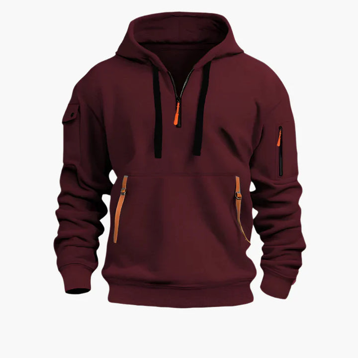 Mirla | Hoodie med Dragkedja - Funktionell Fritids-Hoodie för Vardag och Utomhus-Eva Jonsson