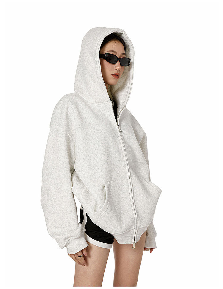 Mirla | Hoodie med Dragkedja för Damer-Eva Jonsson