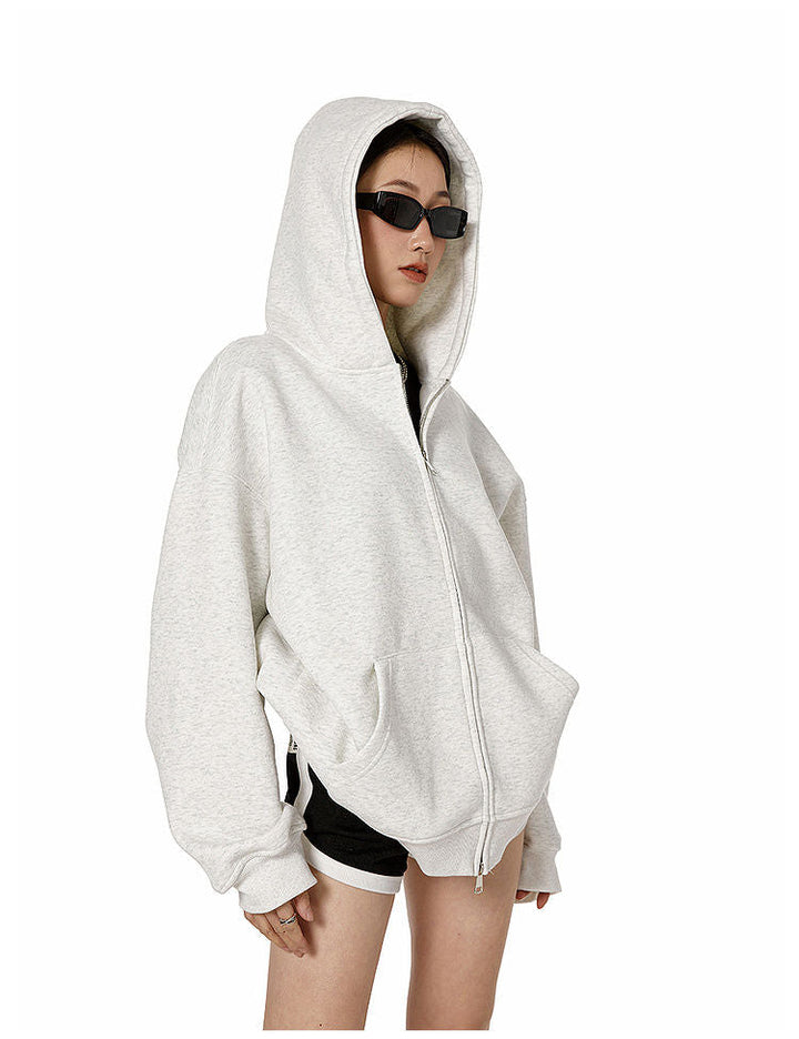Mirla | Hoodie med Dragkedja för Damer-Eva Jonsson