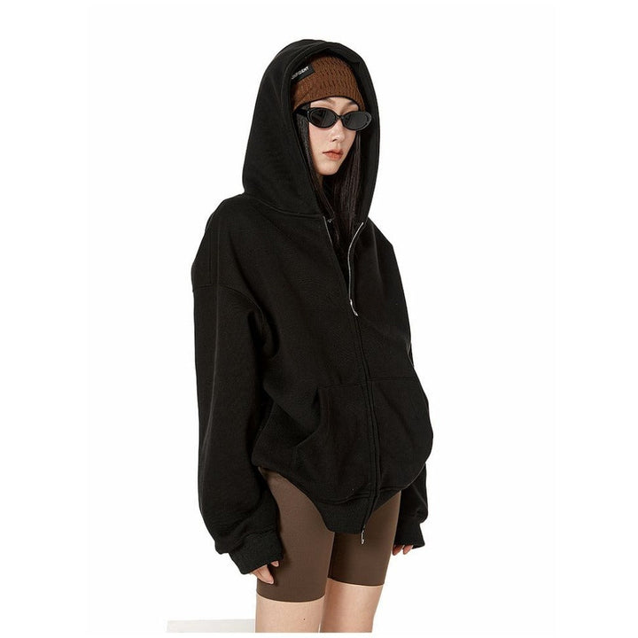 Mirla | Hoodie med Dragkedja för Damer-Eva Jonsson